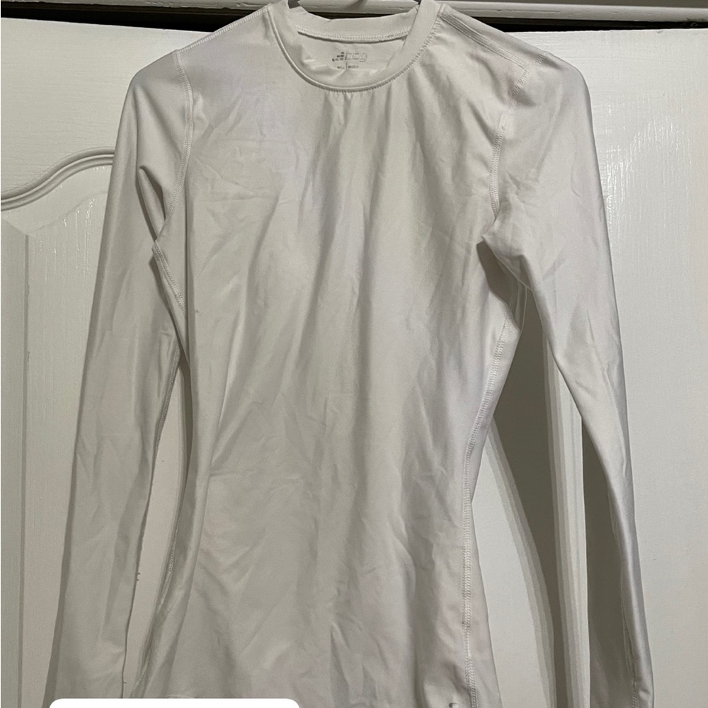 Women's White Long Sleeve Top
